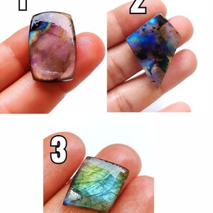 Purple Multi Labradorite Purple Fire Mix Shape Cabochon Smooth Flat Bottom Jewelry Making Loose Gemstones Labradorite Multi Fire Purple