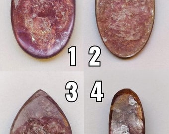 AMAZING QUALITY..!! Gem Lepidolite, Gem Lepidolite Cabochon, Mix Shape Gemstone, Natural Lepidolite,Healing Crystal,Loose Stone For Jewelry
