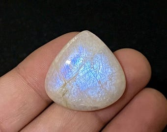 Moonstone Cabochon Beautiful Pear Shape Loose Moonstone For Jewellery Craft…26x26x6MM