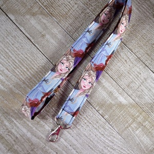 Disney Inspired Lanyard Frozen, Elsa, Anna, Swen, Olaf