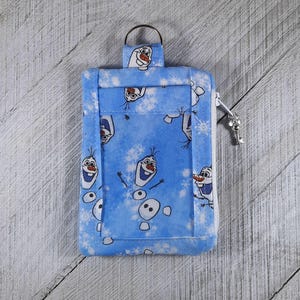Disney-inspirerad Frost ID-påse, ID-hållare, Plånbok, Olaf, Snögubbe