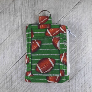 Estuche para identificación de fútbol, porta identificación, billetera de bolsillo, campo de fútbol