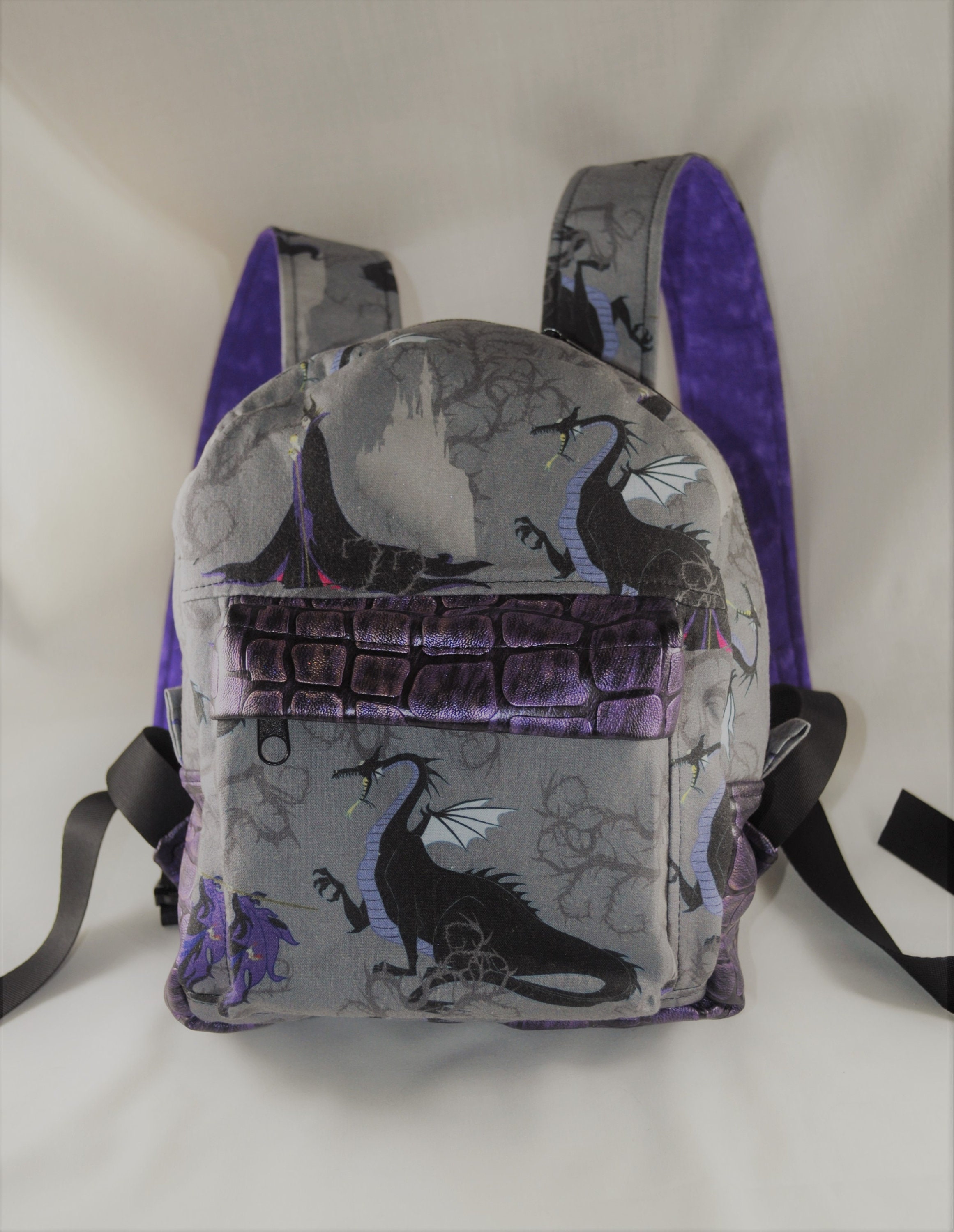 NWT Loungefly Disney Villains Maleficent Dragon Mini Backpack *New with  Tags*
