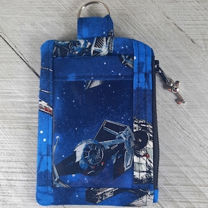 Op Disney/Star Wars geïnspireerde ID-etui/ID-houder Schepen, TIE Fighter, X Wing, Darth Vader, Rebel Alliance