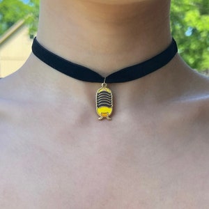 Cubaris rubber ducky isopod enamel choker