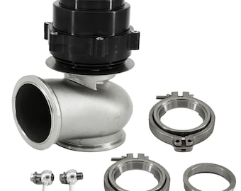 Braçadeira de flange Vband universal de 60MM Wastegate EWG Waste Gate 10 e 18 PSI Spring