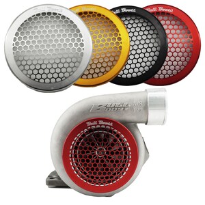 Billet 4 inch Turbo Inlet Guard Velocity Stack Adapter Bellmouth Intake Hex