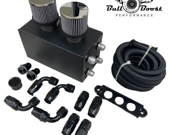 Captura de óleo de realocação de bateria para mangueiras EK EG CRX DC2 Si Tipo R 4 portas 10AN