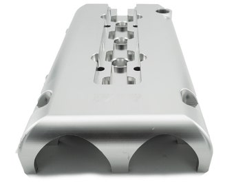 Defletor de tampa de válvula ventilada série B Billet B16 B18 AN10 para Honda Acura DOHC Vtec