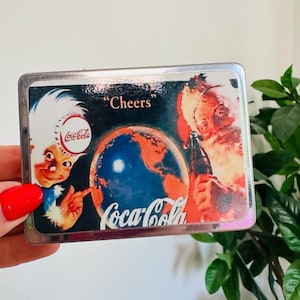 Coca-Cola collectible metal tin box vintage