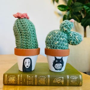 Crocheted Cactus Crochet Plant
