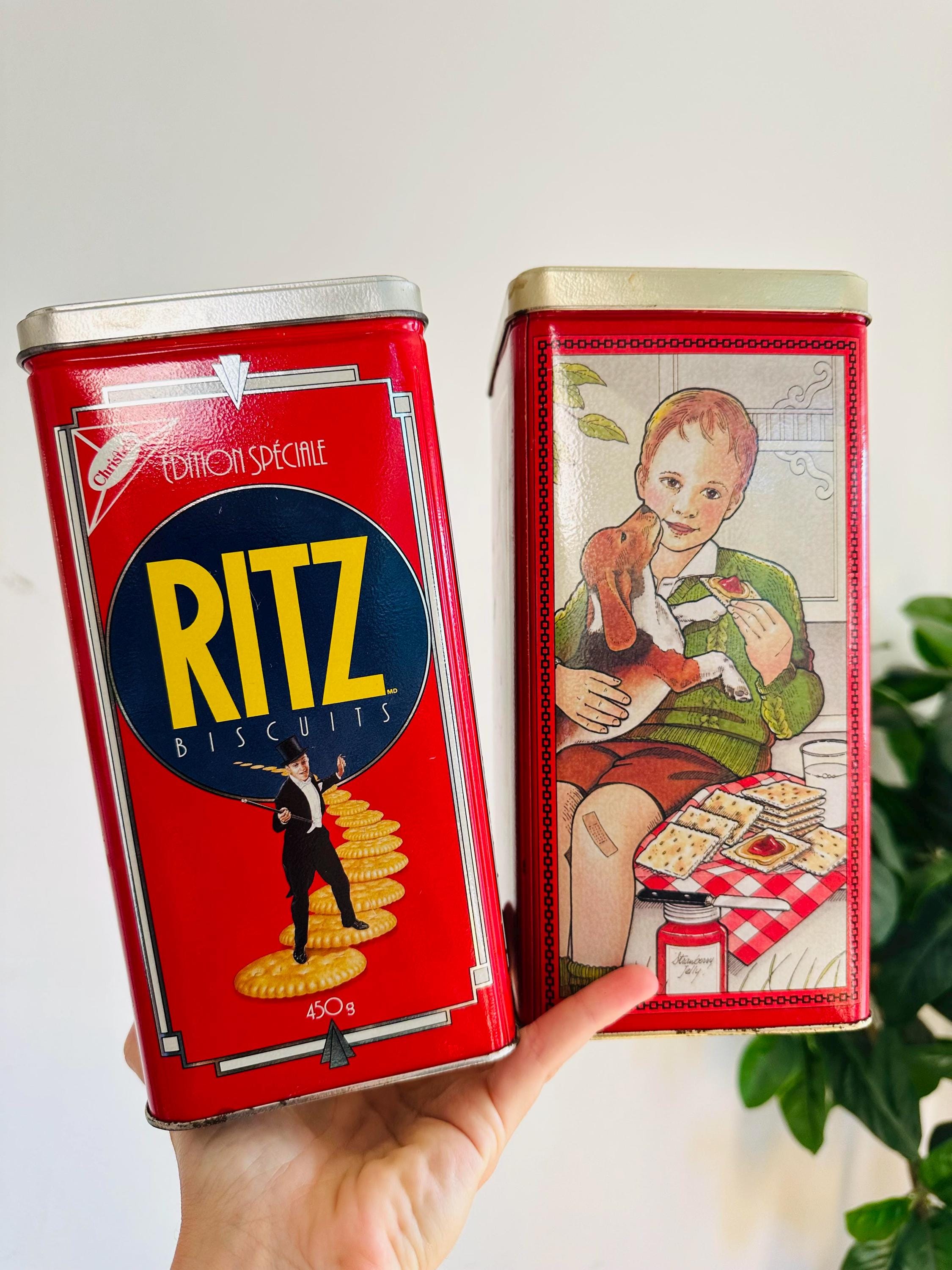 PAIR Vintage Mr Christie Ritz Crackers Metal Tins - Etsy Canada
