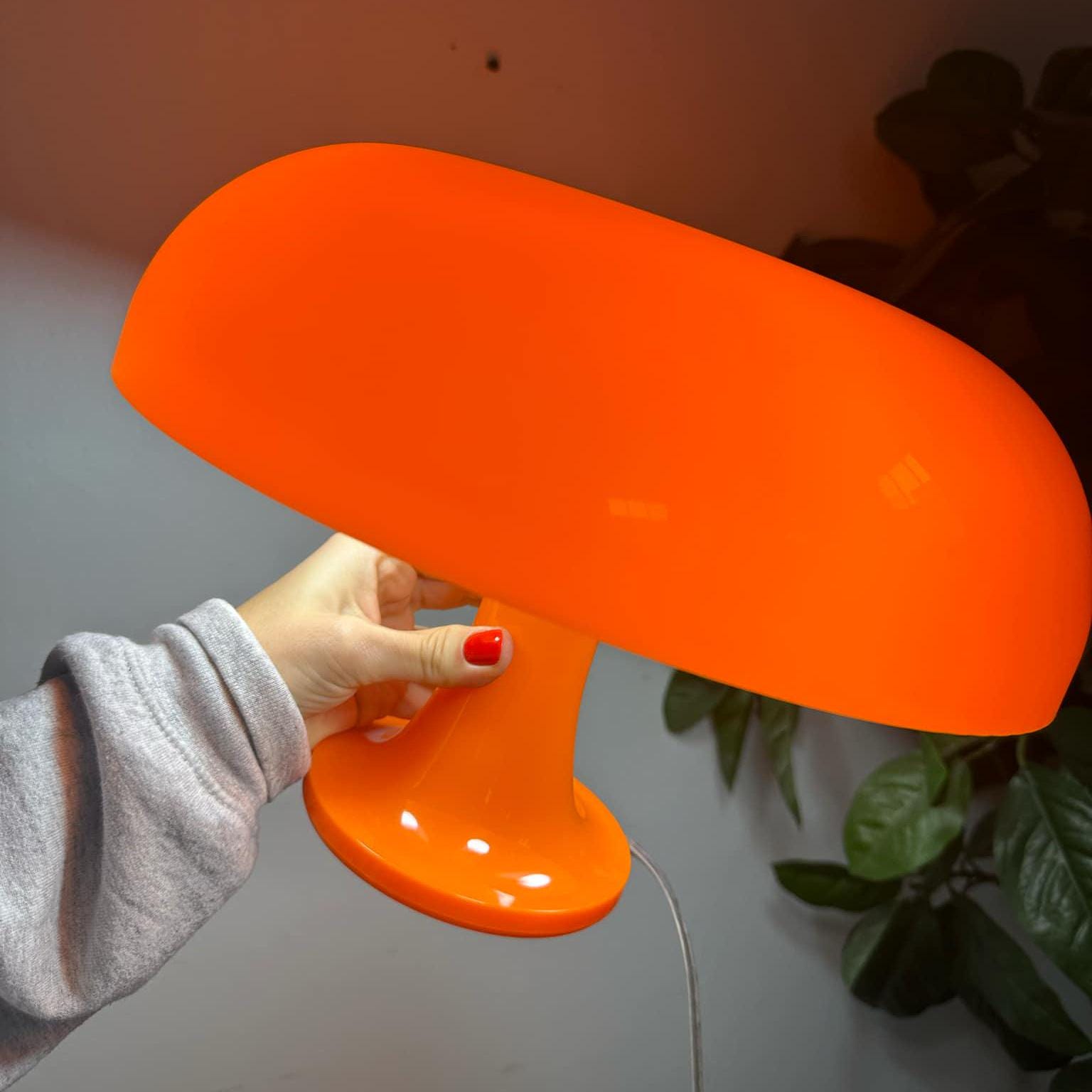 Large Orange Artemide Nessino Nesso Style Lamp - Etsy