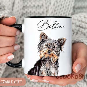 Custom Dog Photo Mug, Customized Pet Mug, Custom Dog Mug, Personalized Coffee Mug Dog Lover Coffee Mug Personalize Pet Mugs Dog Lover Gift