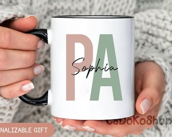 Gepersonaliseerde arts-assistent koffiemok, arts-assistent cadeau, PA grad cadeau, PA student cadeau, arts-assistent graduatiecadeau