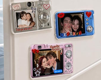 Personalized Vintage Couple Photo Fridge Magnet, Gift for Boyfriend, Girlfriend, Husband Gift, Gifts For Wife, Anniversary Gifts For Couple,