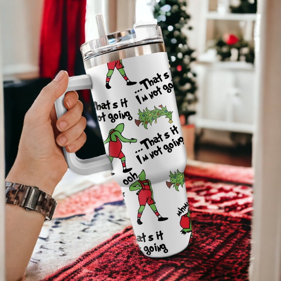 Grinch Tumbler All I Need Is Coffee And My Cat Butter Christmas Gift -  Personalized Gifts: Family, Sports, Occasions, Trending