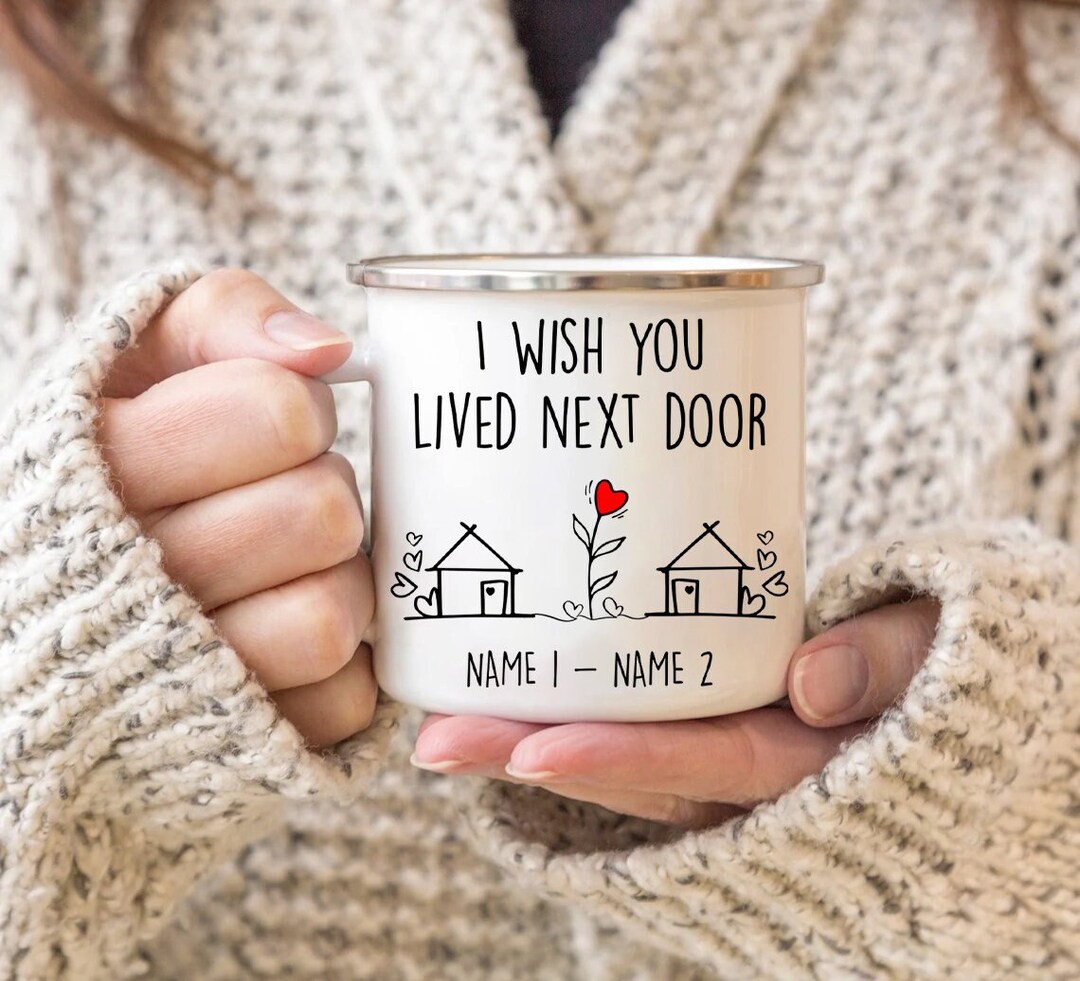 Personalized I Wish You Lived Next Door Mug,long Distance Mug,moving ...
