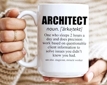 Architecture Gift, Architecture Mug, Gift For Architect, Architect Cup, Architecture Student, Architect Graduation Gift, Future Architect