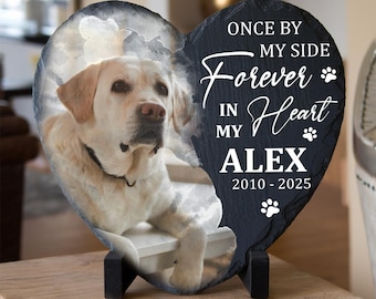 Custom Dog Memorial Stone for Pet Lovers, Pet Memorial Garden Marker, Dog Grave Plaque, Dog Sympathy Gift, Pet Memorial Stone