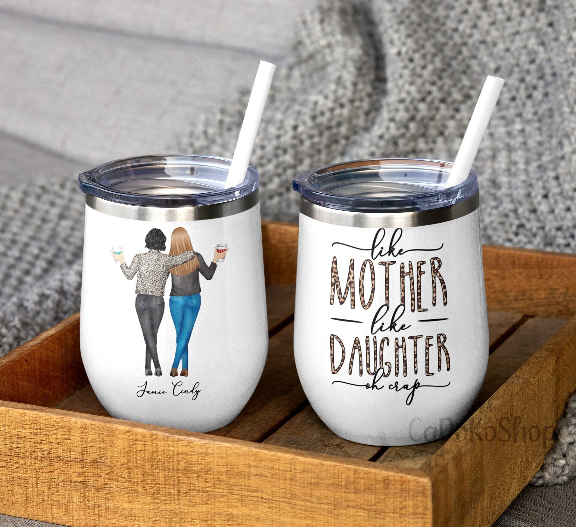 Daughter & Mother Custom Cups - Mom, I need to say I love you