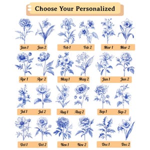 God Says I Am Name Letter in Bible Birth Flower Toile De Jouy ...