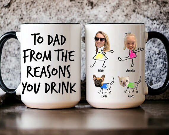 Fathers day mug funny discount