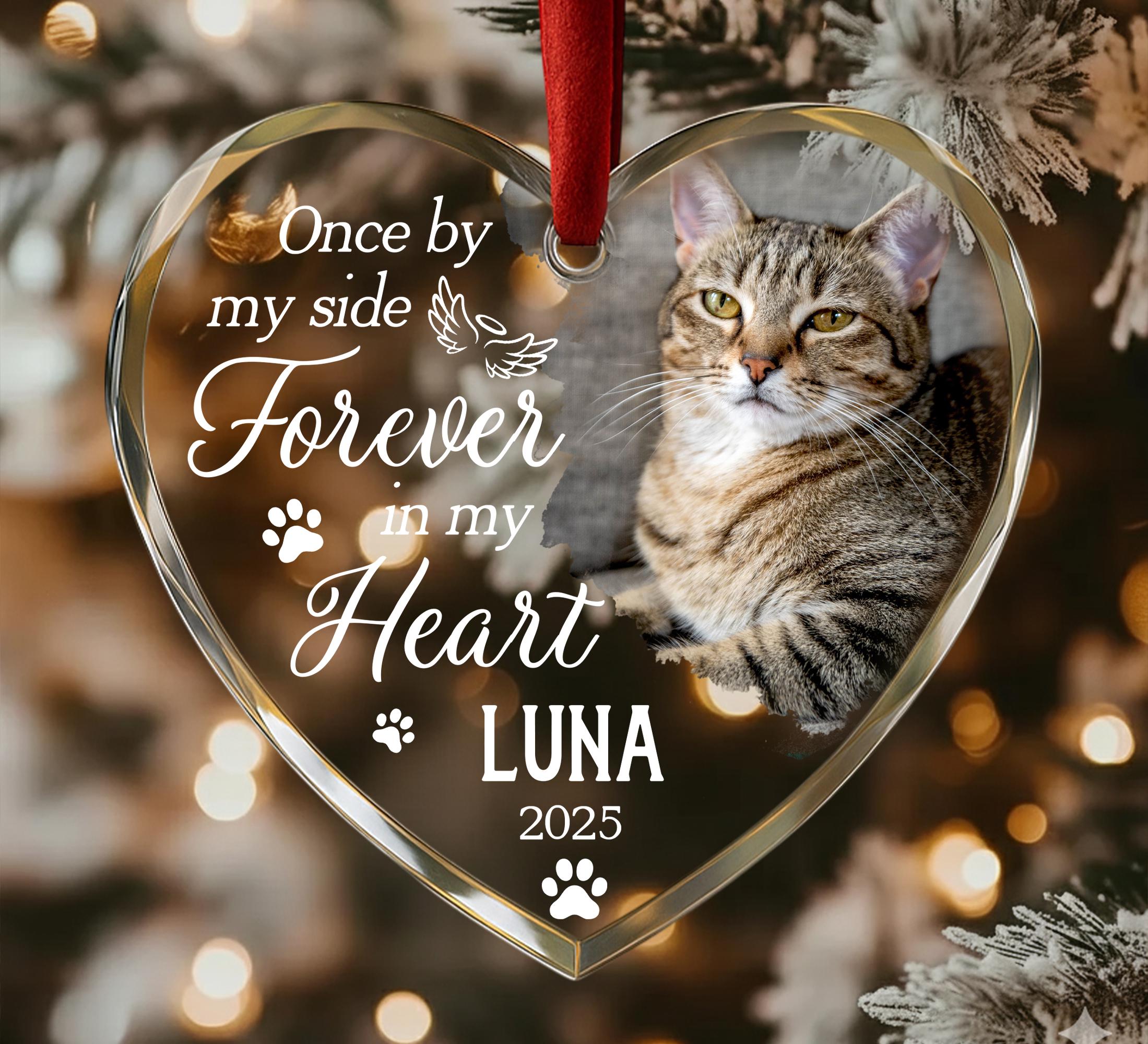 Personalized Dog Christmas Memorial Ornament 2026, Pet Memorial ...
