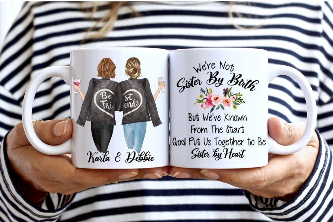 Personalized Soul Sister Mug, Custom Best Friends Mug, Bestie Coffee ...
