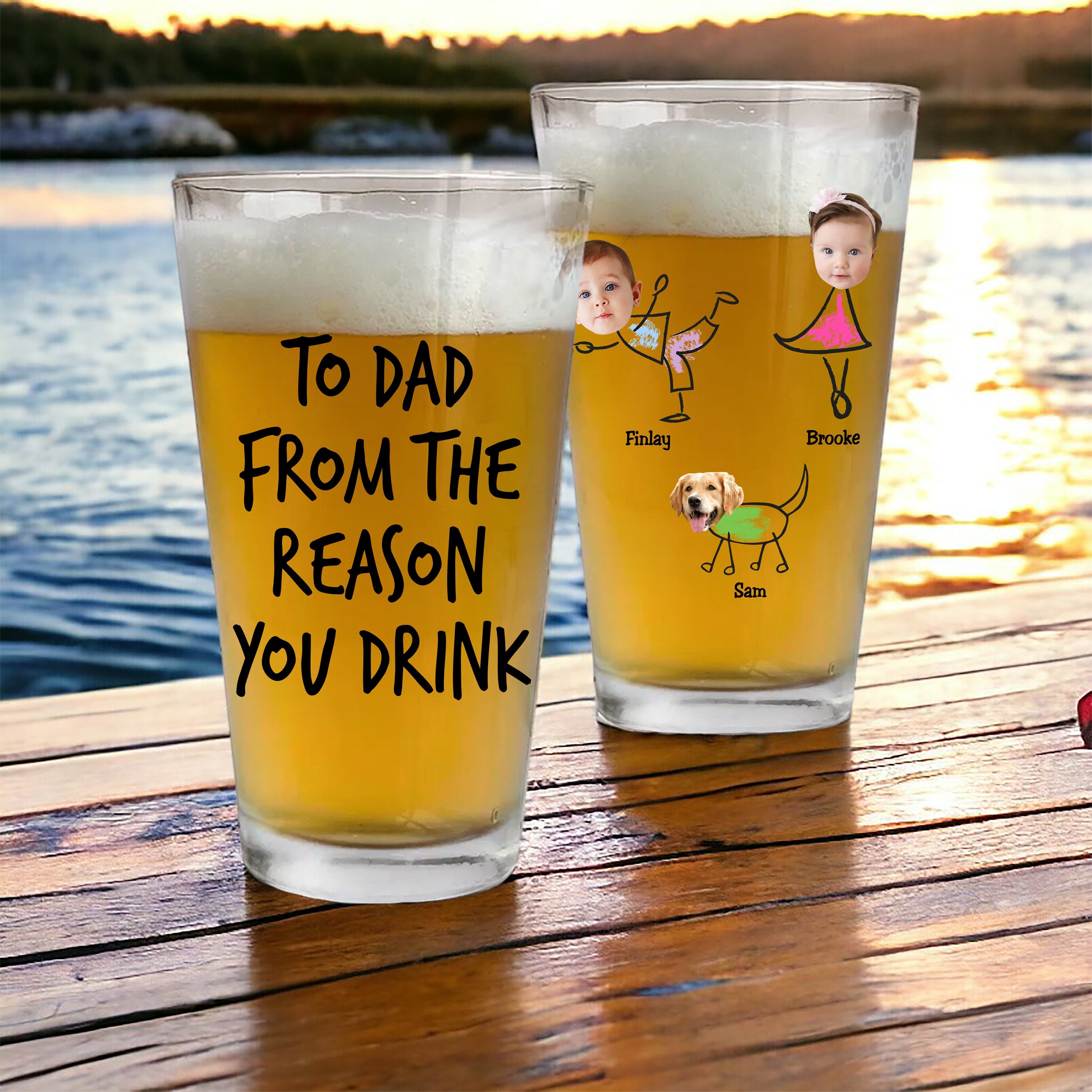 "Being My Brother" Engraved Pint Glass - 16oz Father's Day Or Christmas Gift For Him (Glass)