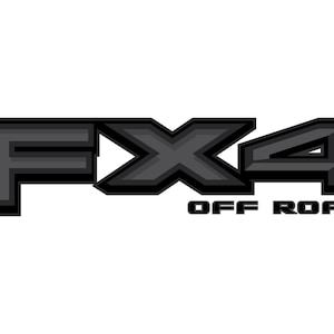 Black Out 2023-2024 Ford F250 Super Duty FX4 Off Road Decal Replacement Set *NEW OEM SIZE*
