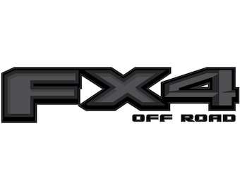 Black Out 2023-2024 Ford F250 Super Duty FX4 Off Road Decal Replacement Set *NEW OEM SIZE*