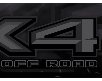Black Out 2023-2024 Ford F250 Super Duty FX4 off Road Decal