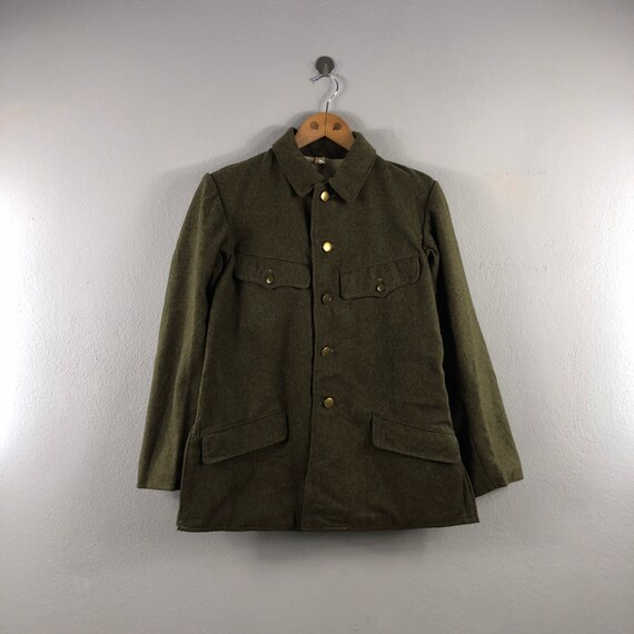 Buy 40s WW2 Japanese Army Green Vintage Wool Military Multipocket