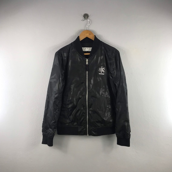 Buckaroo Black Camouflage Design Zipper Street Casual Menswear