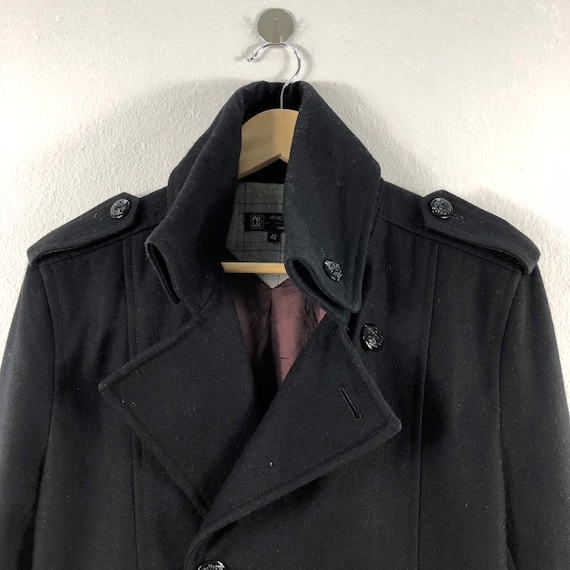 Michel Klein Homme Paris Black Vintage Japanese Brand Casual Pea