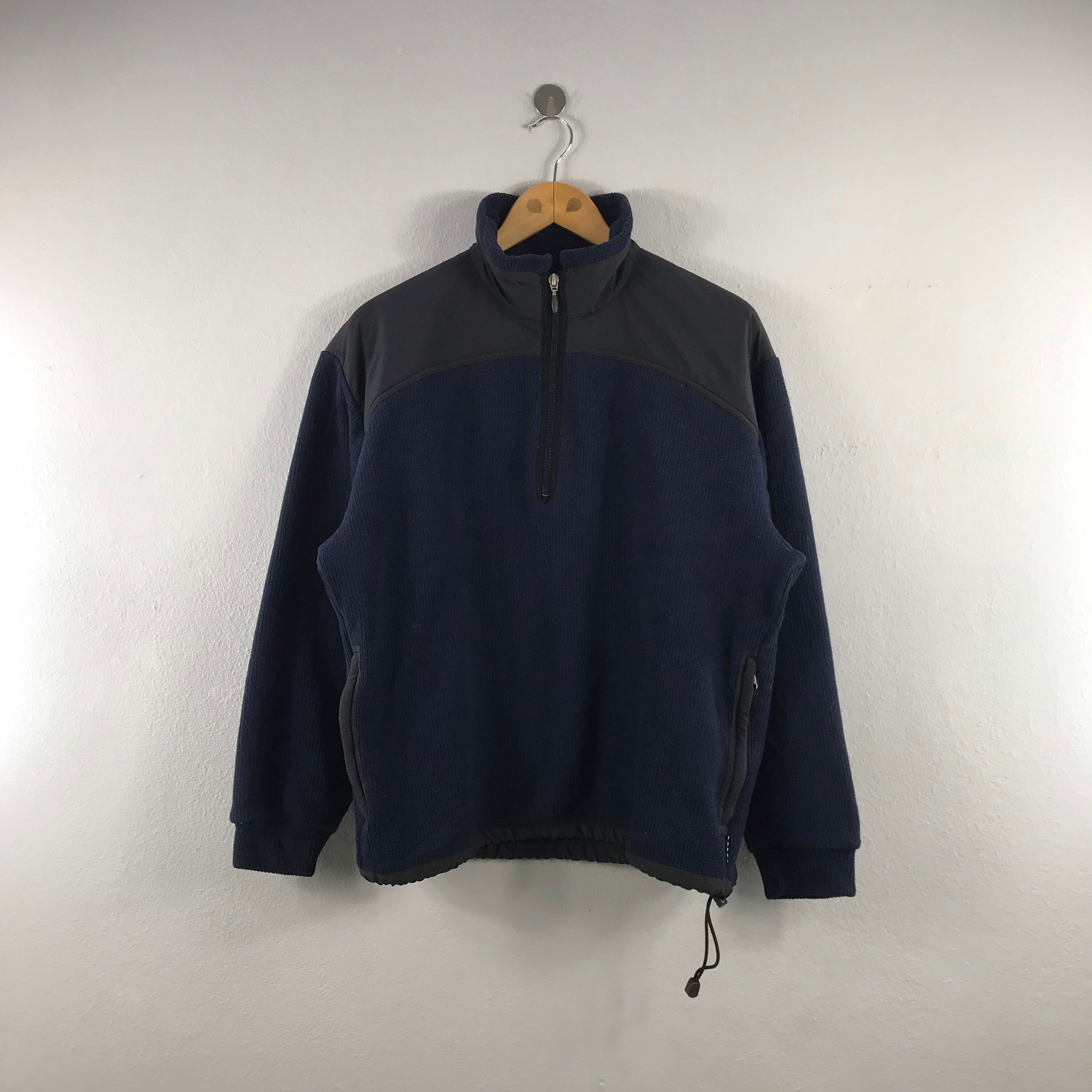 Vintage Nike Golf Blue Half Zipper Colorblock Casual Pullover
