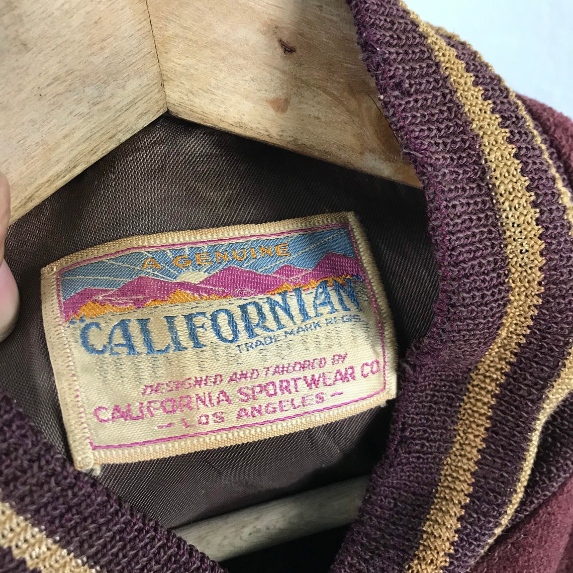 60s California Sportswear Co Red Vintage Embroidered Leather image 8