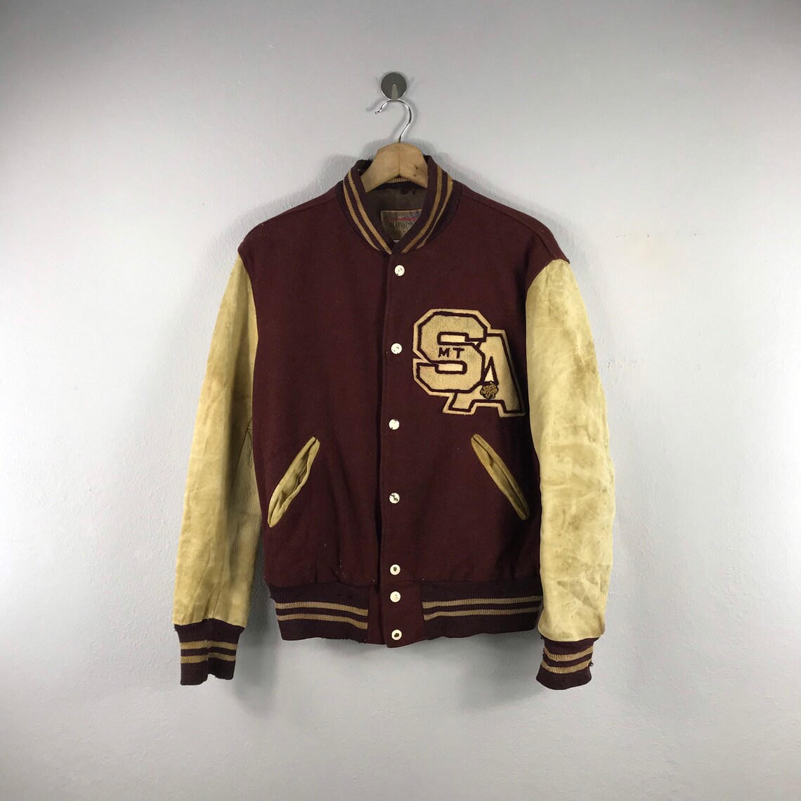 60s California Sportswear Co Red Vintage Embroidered Leather image 1