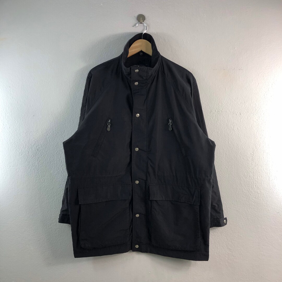 J Press New York Black Vintage Trench Coat Menswear Casual - Etsy
