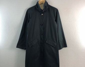 Pageboy Black Vintage Japanese Brand Trench Coat Casual - Etsy Denmark