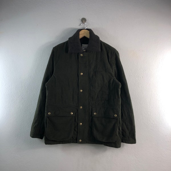 Jw Anderson Black Vintage Menswear Japanese Brand Field Workwear Casual Works Fashion  Outerwear Outfits Jacket Bomber windbreaker Large