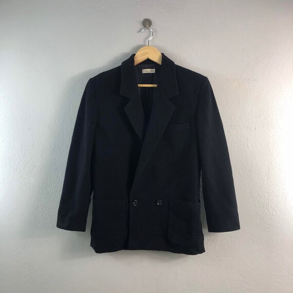 Vintage 90's Calvin Klein Branded Logo Jacket Coat