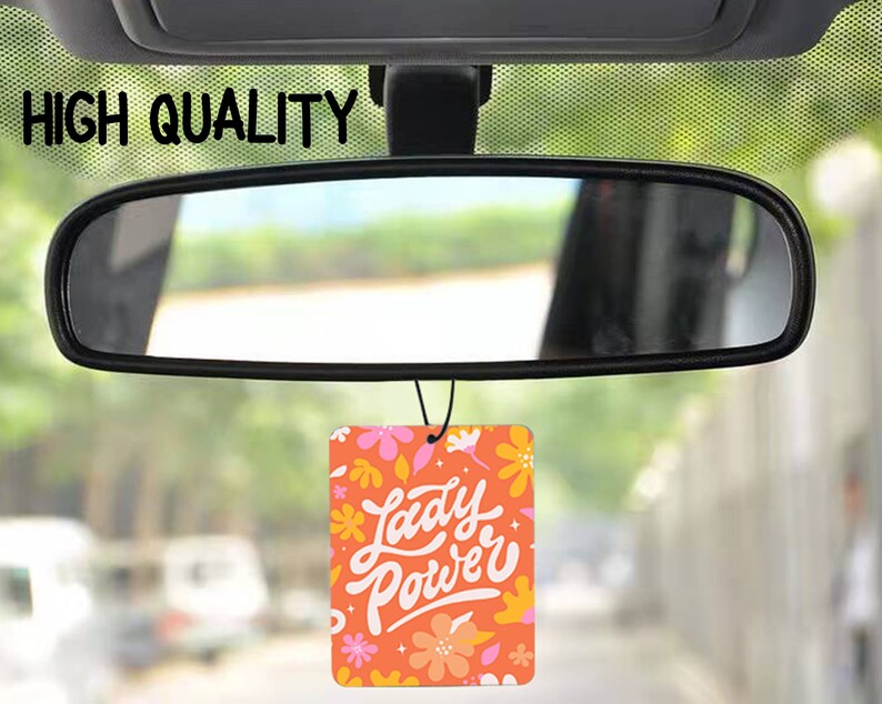 Sublimation Car Air Freshener Rectangle Mockup Lifestyle Add Etsy