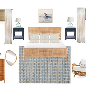 Moodboard personalizzato di interior design, e-design, styling per la casa, decorazione virtuale, aggiornamento della stanza, collegamenti ai prodotti, decorazioni per la casa, design della stanza