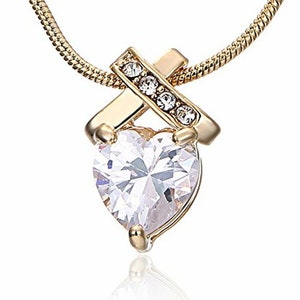 6CT Swarovski Crystal Heart Pendant