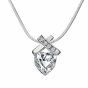 6CT Swarovski Crystal Heart Pendant