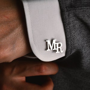 Personalized Initial Cufflinks, Custom Cufflinks, Groomsmen Gifts, Groom Wedding Cufflink, Wedding Gift, Bachelor Party Favor, Gift for Him