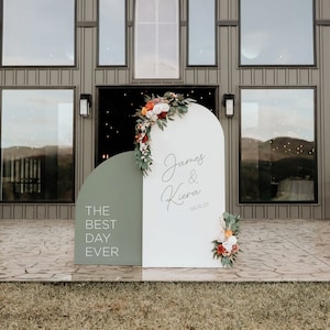 Wedding Welcome Signage Personalised (Foamex)