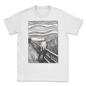 The scream T-shirt (1895) by edvard munch art t-shirt